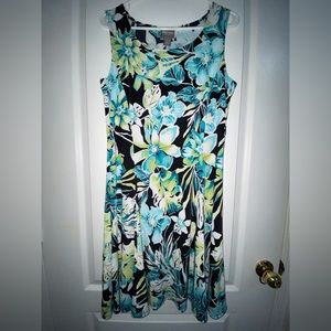 Additions by Chico’s Multicolored Sleeveless Princess Dress Size 2